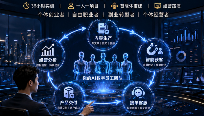 OPC一人公司AI创业实训营
